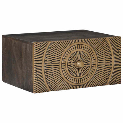 Handmade Bedside Cabinet Coffee Brown 40 x 30 x 20 cm