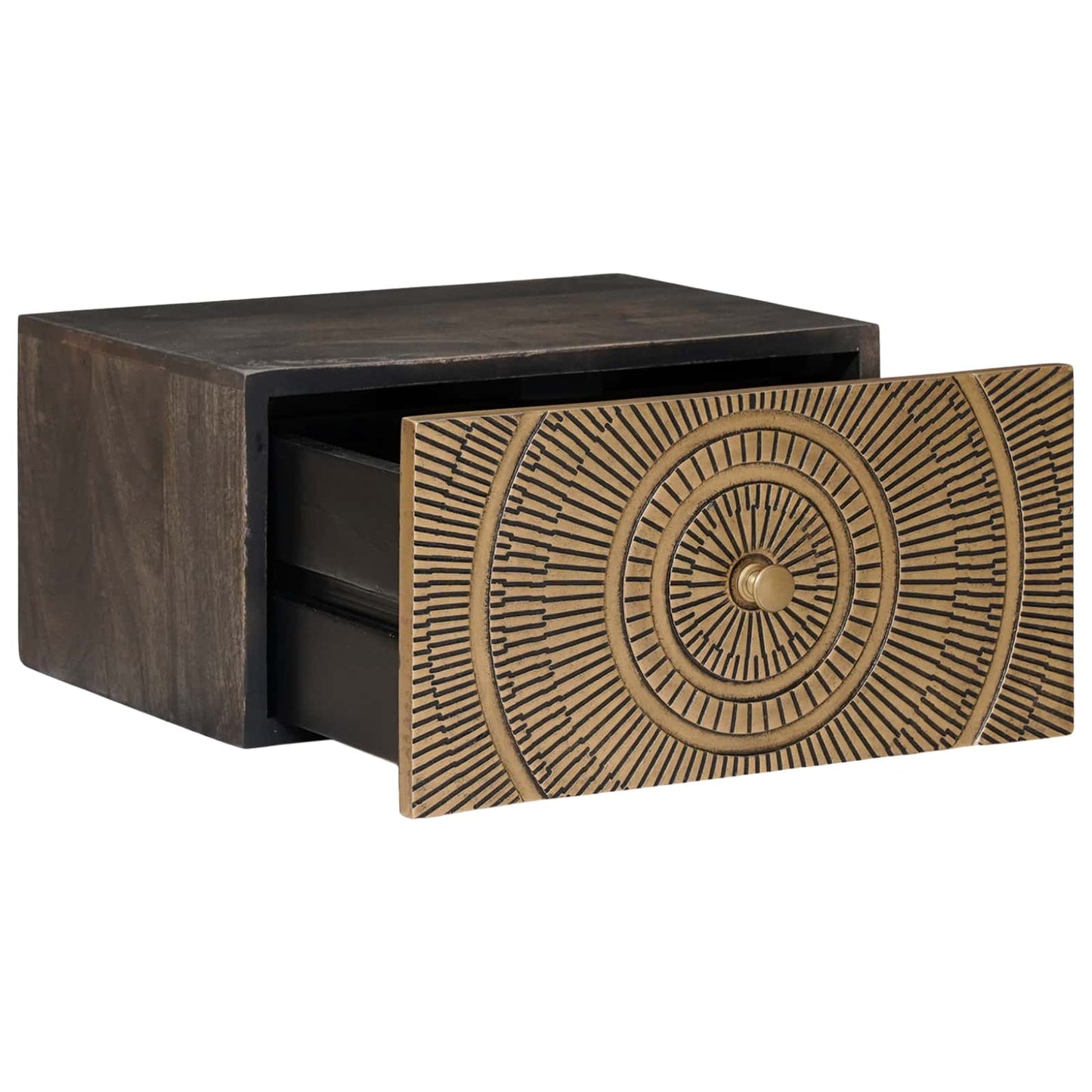 Handmade Bedside Cabinet Coffee Brown 40 x 30 x 20 cm