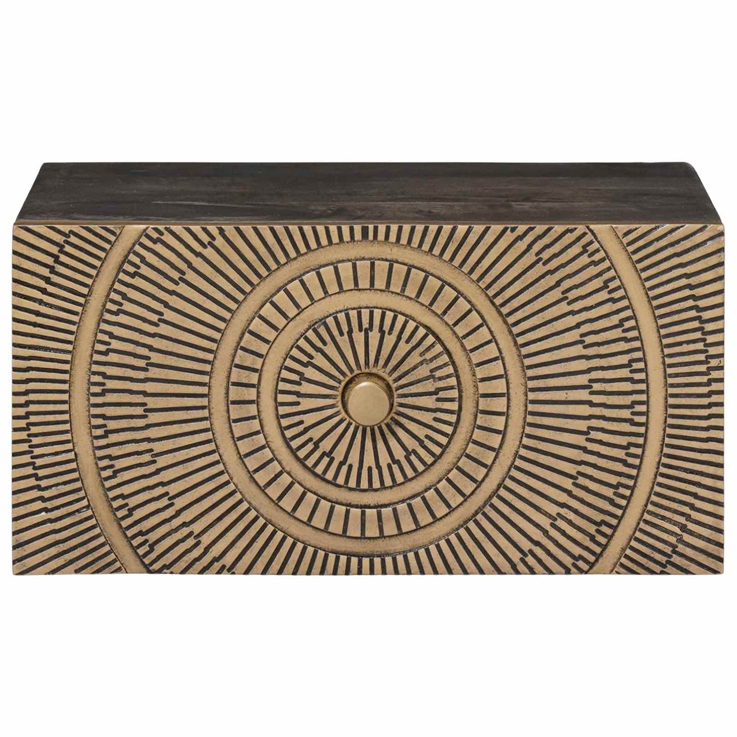Handmade Bedside Cabinet Coffee Brown 40 x 30 x 20 cm