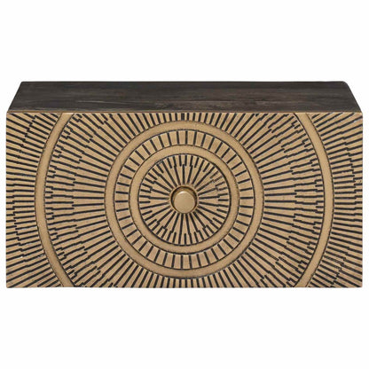Handmade Bedside Cabinet Coffee Brown 40 x 30 x 20 cm