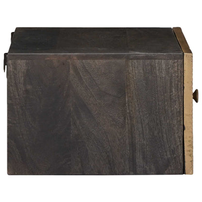 Handmade Bedside Cabinet Coffee Brown 40 x 30 x 20 cm