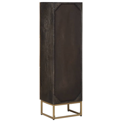 Highboard Brass 35 x 30 x 120 cm
