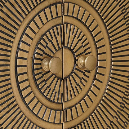 Highboard Brass 53.5 x 30 x 95 cm