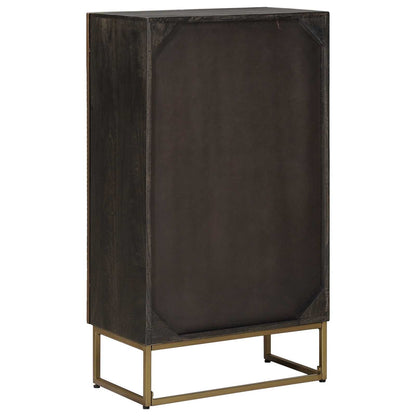 Highboard Brass 53.5 x 30 x 95 cm
