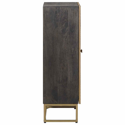 Highboard Brass 53.5 x 30 x 95 cm
