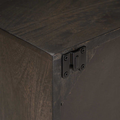 TV Cabinet with Shelf with Storage Brass 105 x 30 x 35 cm