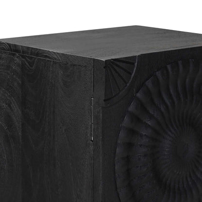 Highboard Black 35 x 30 x 120 cm