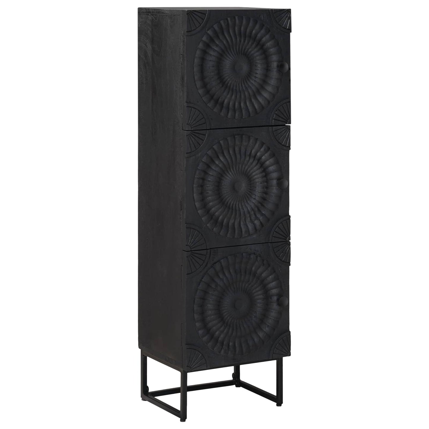 Highboard Black 35 x 30 x 120 cm