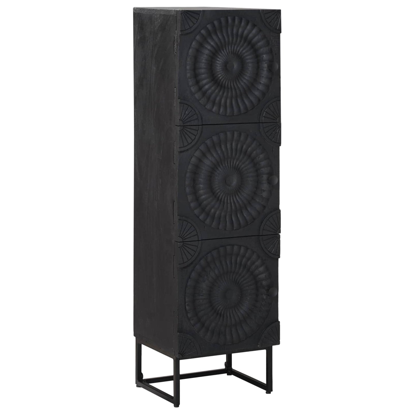 Highboard Black 35 x 30 x 120 cm
