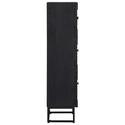 Highboard Black 35 x 30 x 120 cm