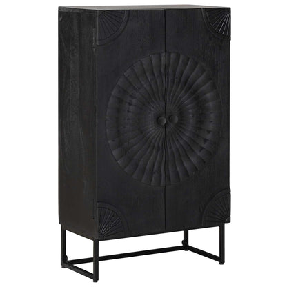 Highboard Black 55 x 30 x 95 cm