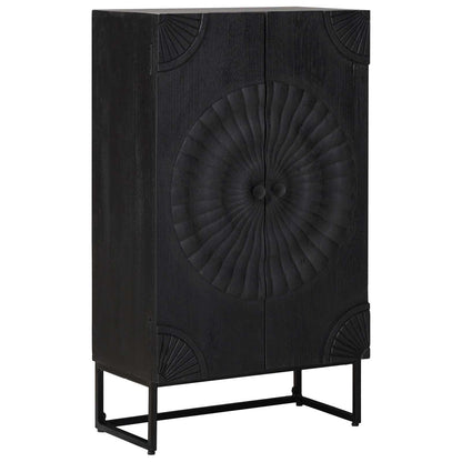 Highboard Black 55 x 30 x 95 cm