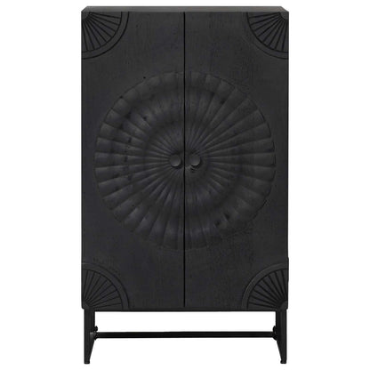 Highboard Black 55 x 30 x 95 cm