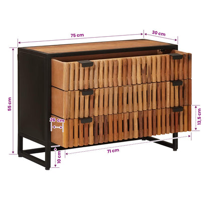 Drawer Cabinet with Drawer 75 x 30 x 54 cm