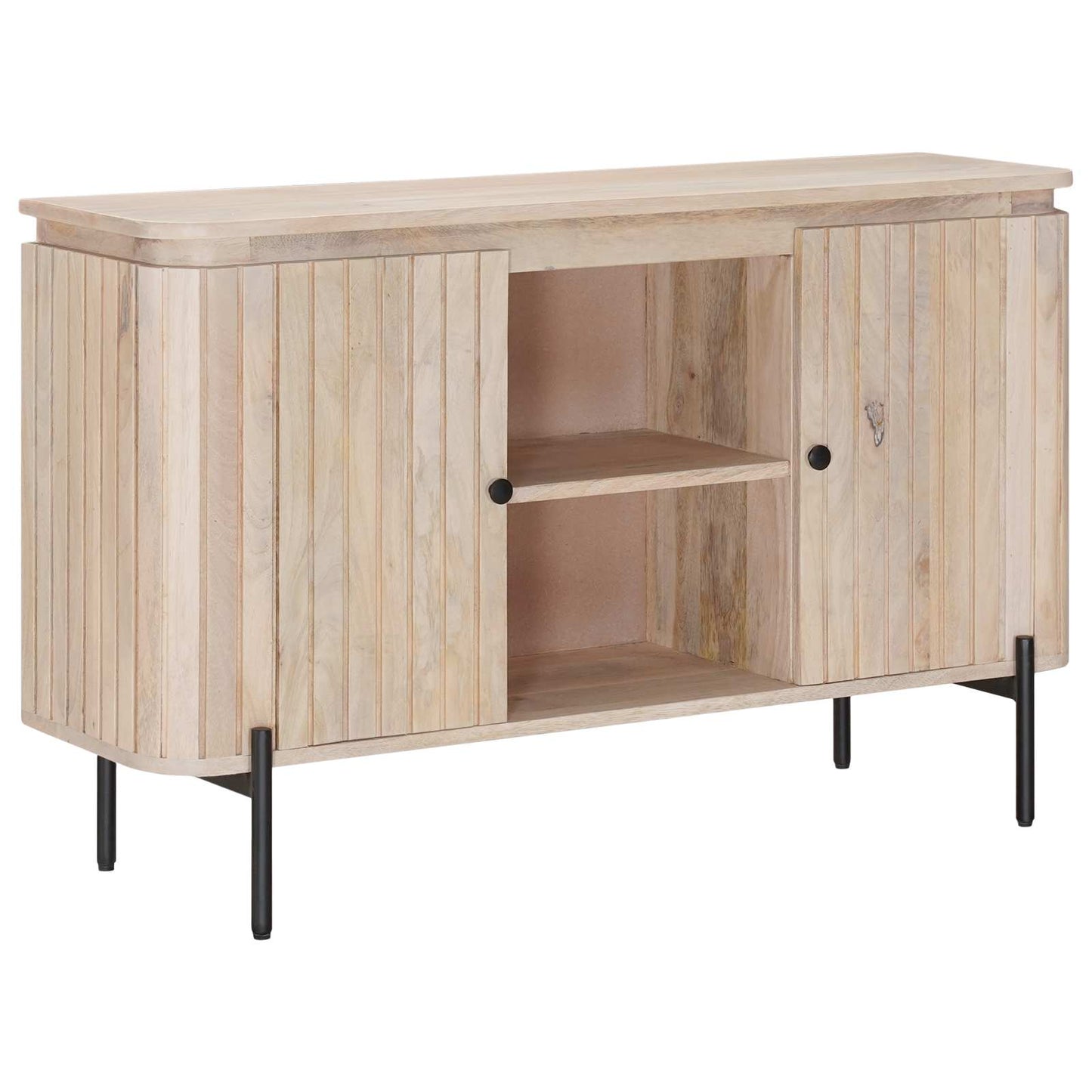 Sideboard 105 x 30 x 65 cm Solid Mango Wood and Engineered Wood