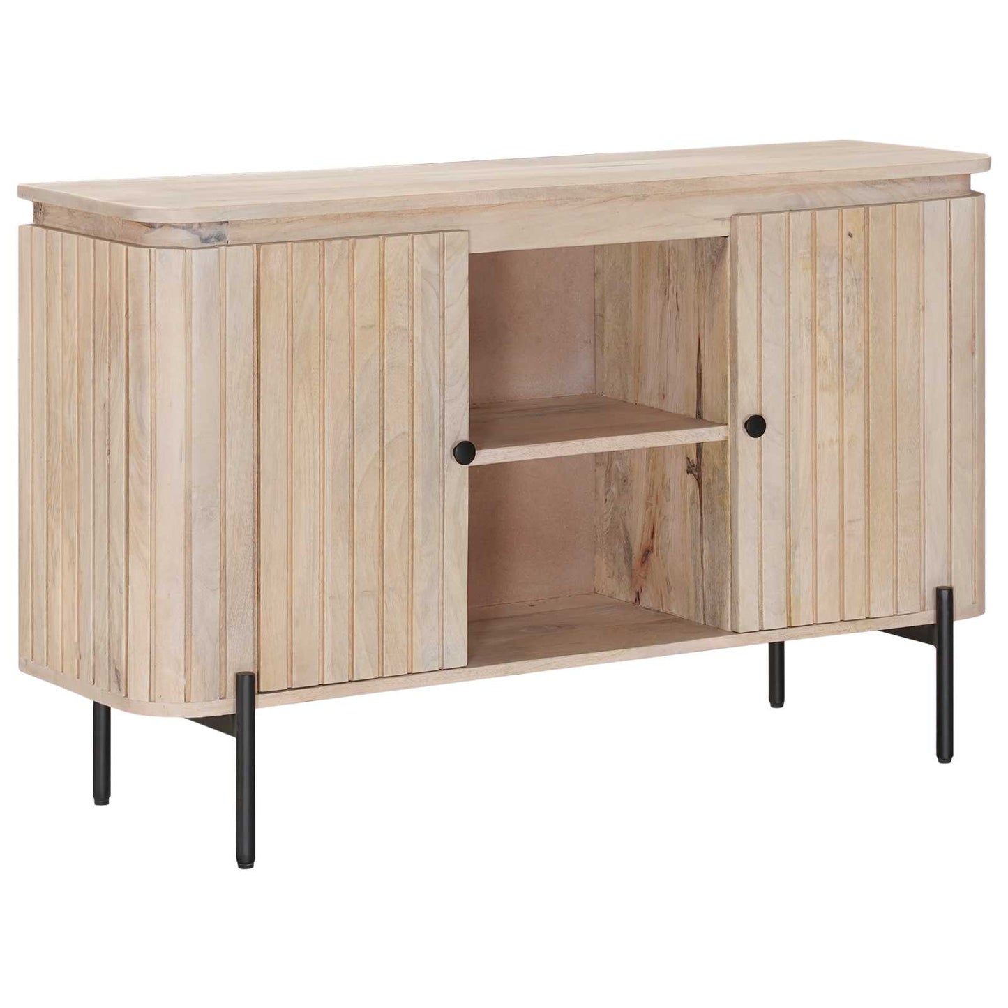 Sideboard 105 x 30 x 65 cm Solid Mango Wood and Engineered Wood