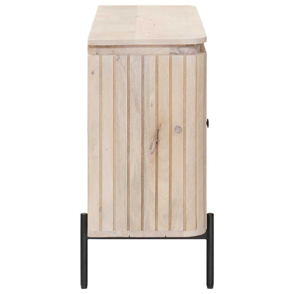 Sideboard 105 x 30 x 65 cm Solid Mango Wood and Engineered Wood