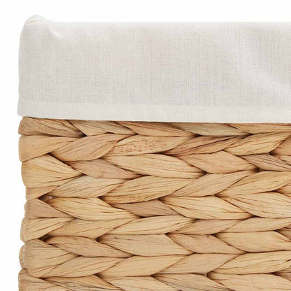 Storage Baskets 3 pcs Natural Water hyacinth