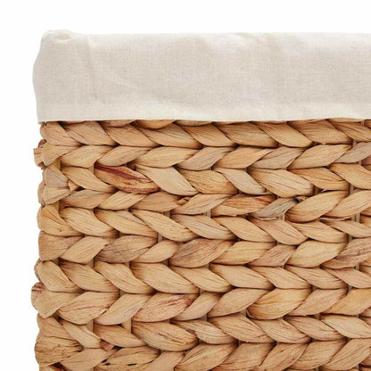 Storage Baskets 3 pcs Natural Water hyacinth