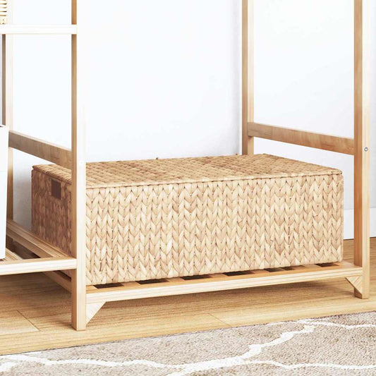 Storage Box Brown 60 x 38 x 20 cm Water hyacinth