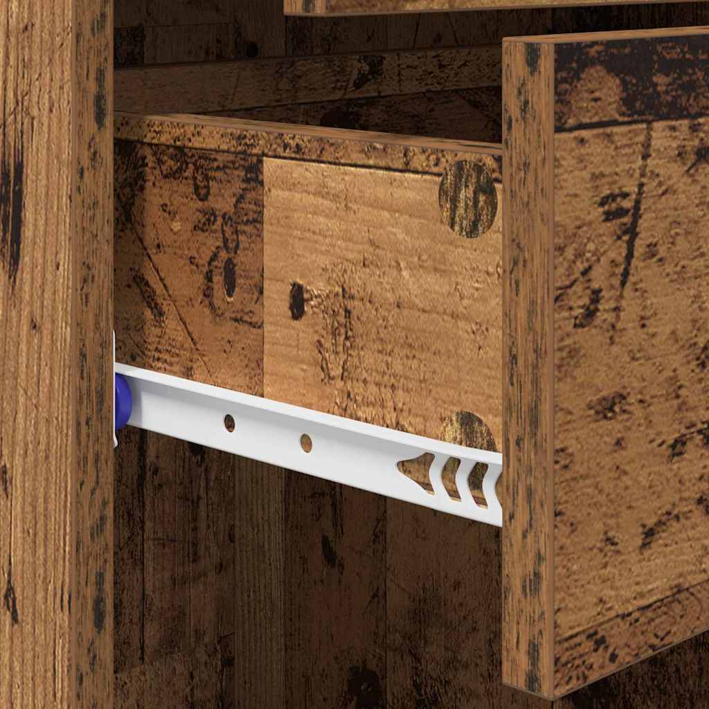 Highboard Old Wood 50 x 42.5 x 185 cm Engineered Wood