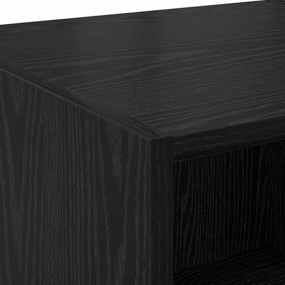Highboard Black Oak 50 x 42.5 x 185 cm Engineered Wood