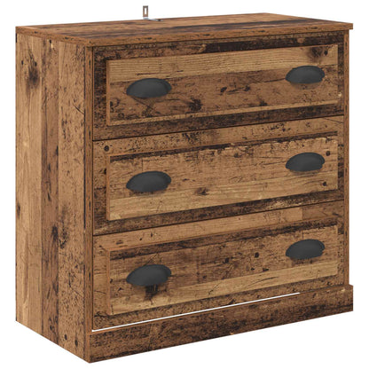 Sideboards 3 pcs Old Wood 210 x 35.5 x 67.5 cm Engineered Wood