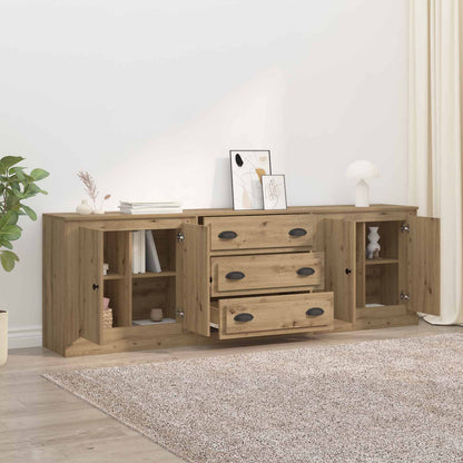 Sideboards 3 pcs Artisan Oak 210 x 35.5 x 67.5 cm
