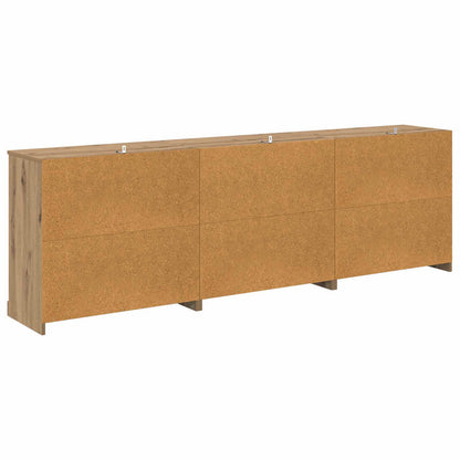Sideboards 3 pcs Artisan Oak 210 x 35.5 x 67.5 cm