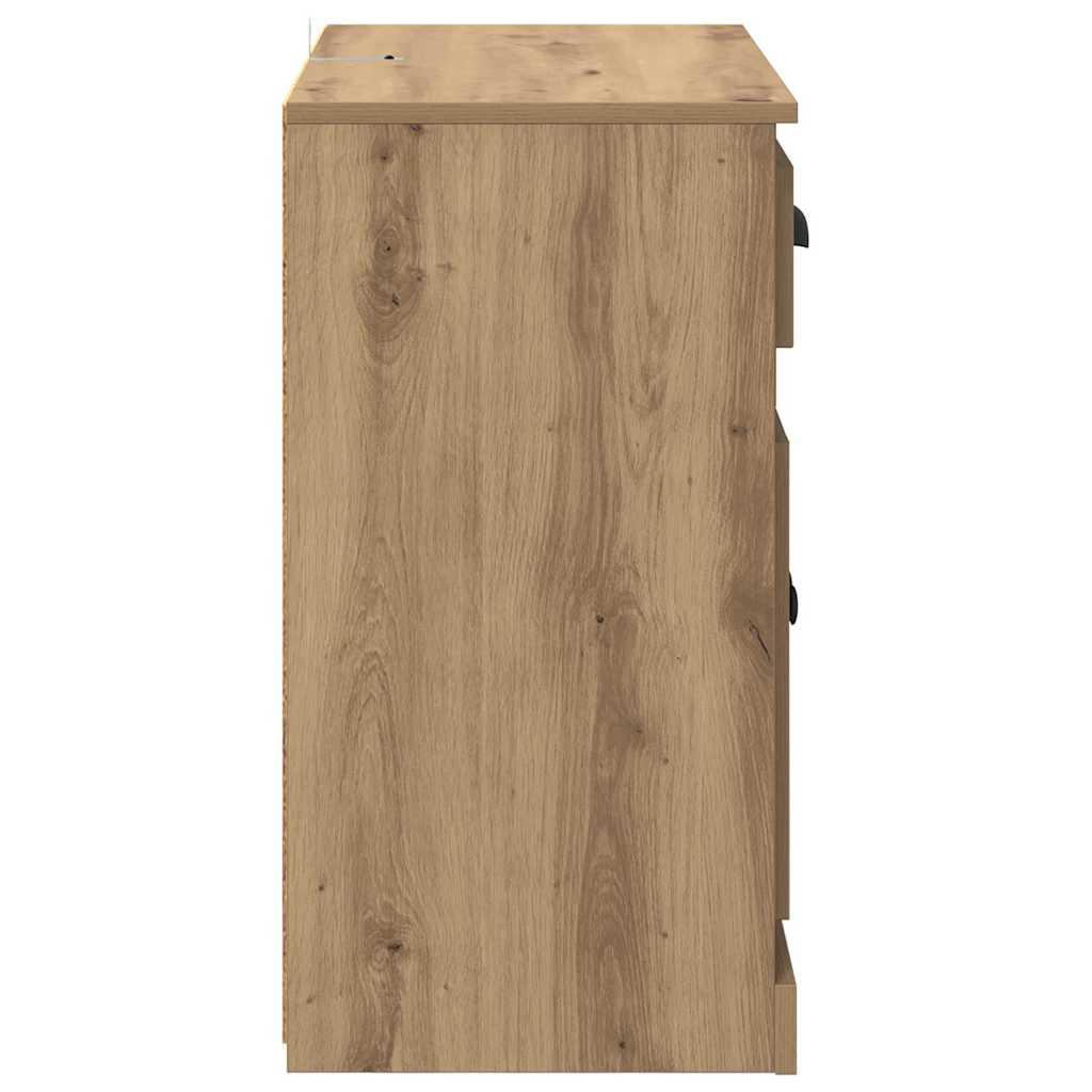 Sideboards 2 pcs Artisan Oak 70 x 35.5 x 67.5 cm