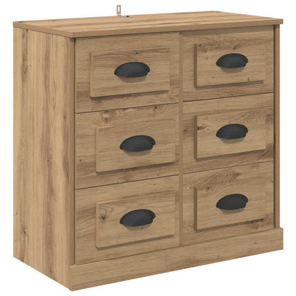 Sideboards 2 pcs Artisan Oak 70 x 35.5 x 67.5 cm