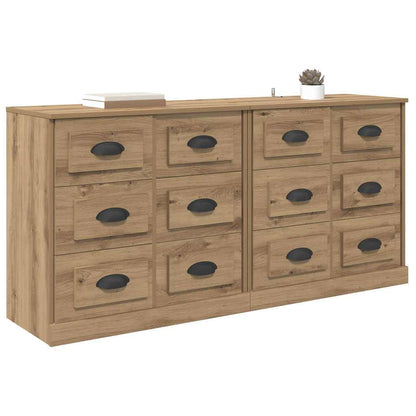 Sideboards 2 pcs Artisan Oak 70 x 35.5 x 67.5 cm
