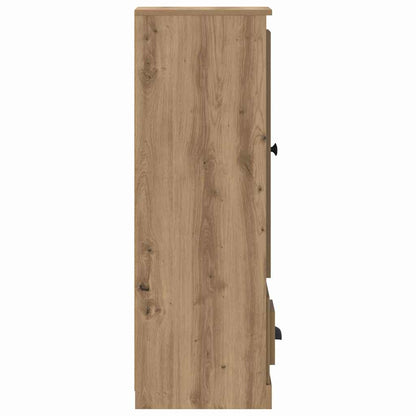 Highboard 3 pcs Artisan Oak 132 x 35.5 x 103.5 cm
