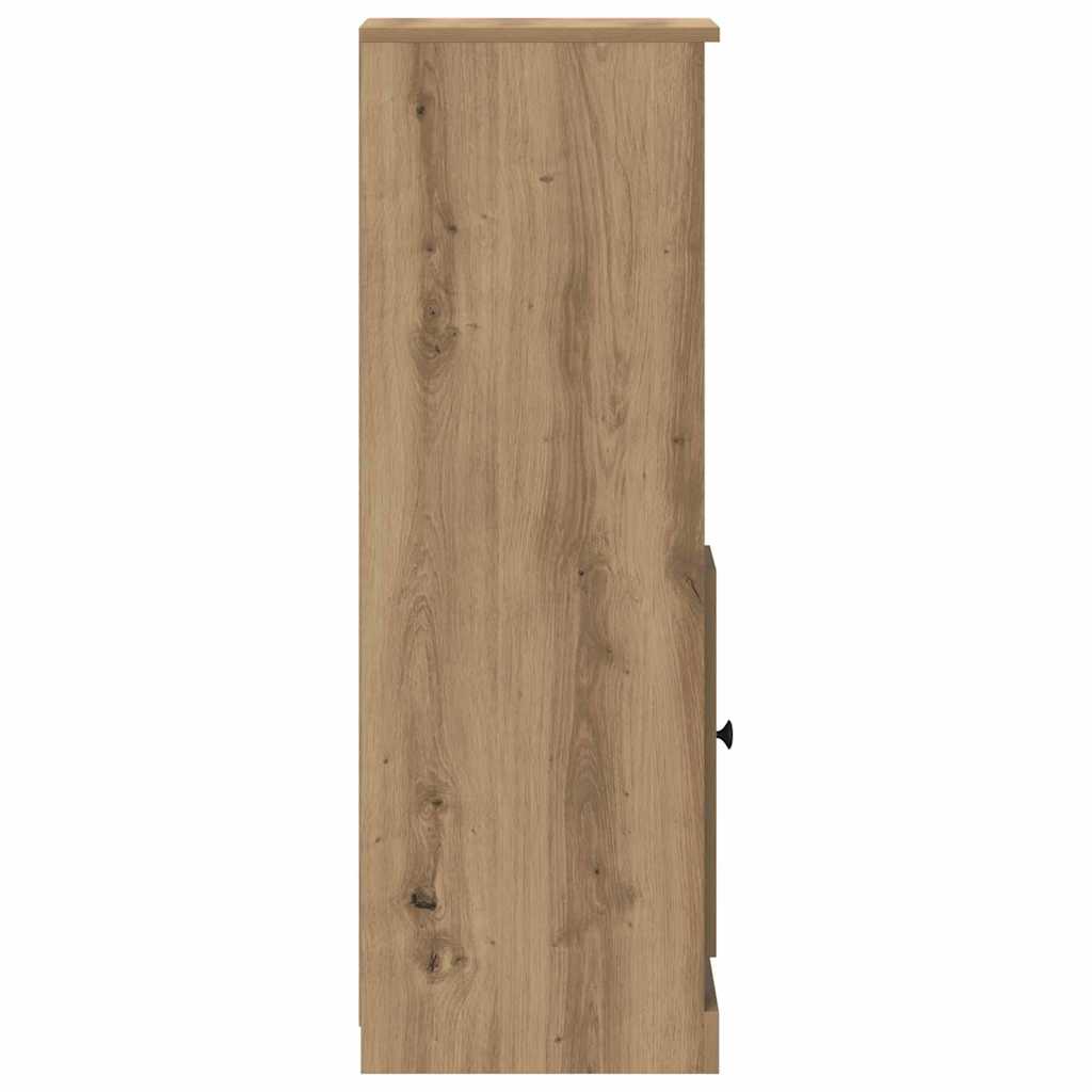 Highboard 3 pcs Artisan Oak 132 x 35.5 x 103.5 cm