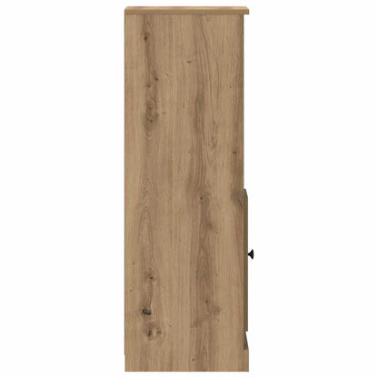Highboard 3 pcs Artisan Oak 132 x 35.5 x 103.5 cm