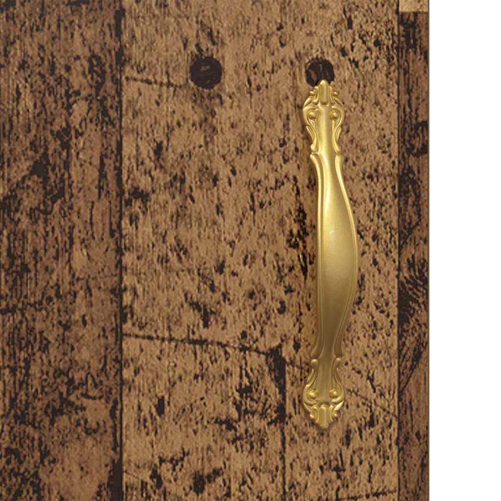 Wall-mounted Cabinet 2 pcs Old Wood 69.5 x 34 x 90 cm