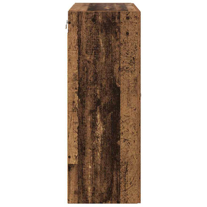 Wall-mounted Cabinet 2 pcs Old Wood 69.5 x 34 x 90 cm