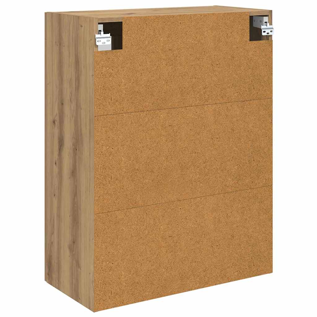 Wall-mounted Cabinet 2 pcs Artisan Oak 69.5 x 34 x 90 cm