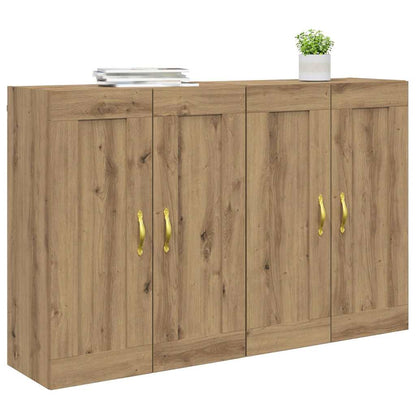 Wall-mounted Cabinet 2 pcs Artisan Oak 69.5 x 34 x 90 cm