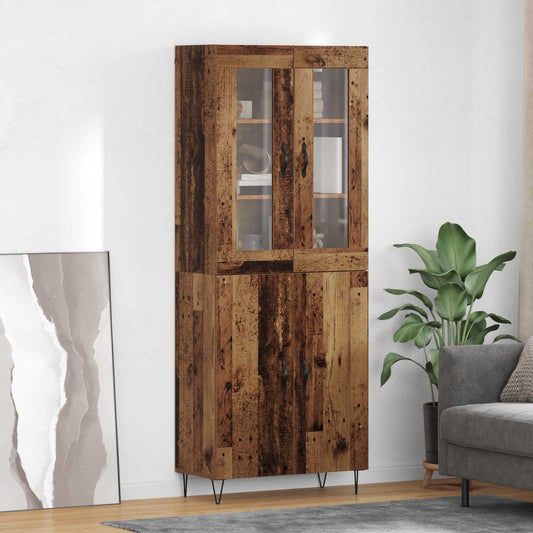 Highboard Old Wood 69.5 x 34 x 90 cm Engineered Wood