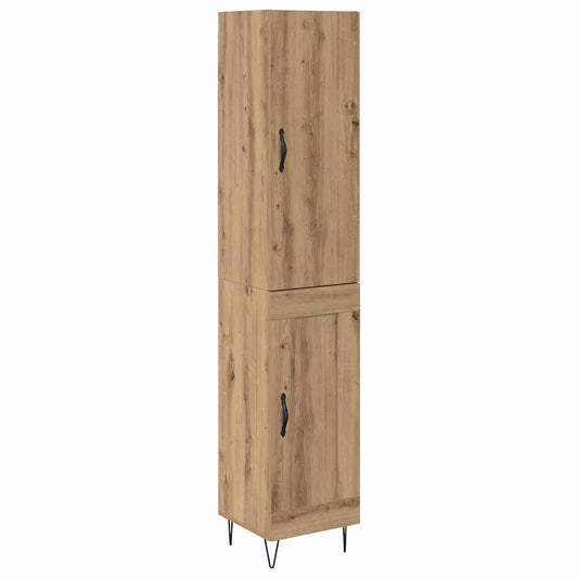 Highboard Artisan Oak 34.5 x 34 x 90 cm Engineered Wood