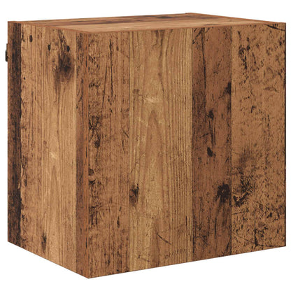 TV Cabinet Wall-mounted 4 pcs Old Wood Engineered Wood