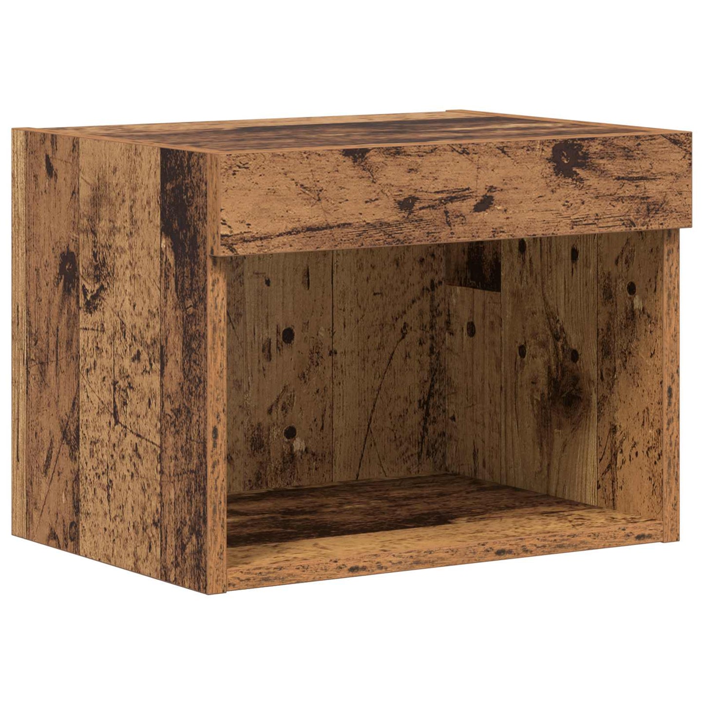 TV Wall Units Wall-mounted 6 pcs Black Oak Engineered Wood