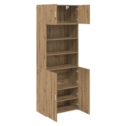 Storage Cabinet Artisan Oak 80 x 42.5 x 225 cm Engineered Wood