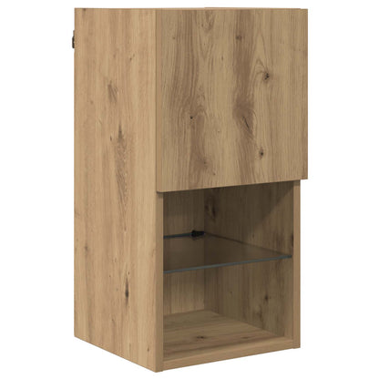 TV Wall Cabinets 4 pcs Artisan Oak Engineered Wood
