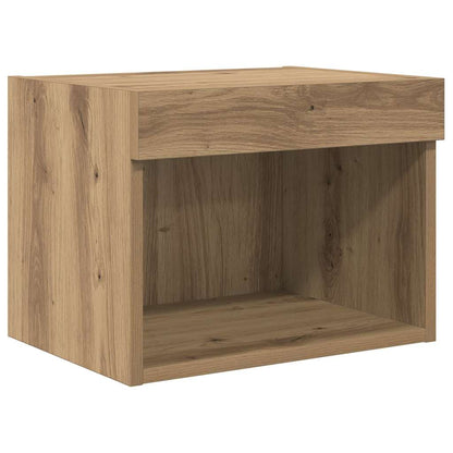 TV Wall Units 5 pcs Black Oak Engineered Wood