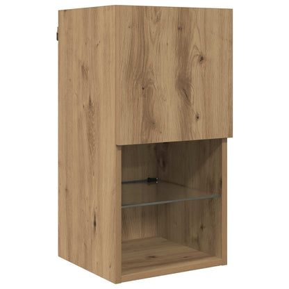 TV Wall Unit 6 pcs Artisan Oak Engineered Wood