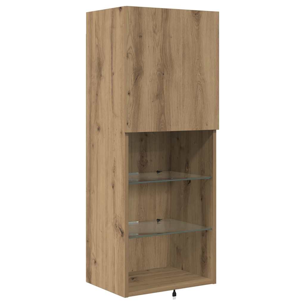TV Wall Units 4 pcs Artisan Oak Engineered Wood