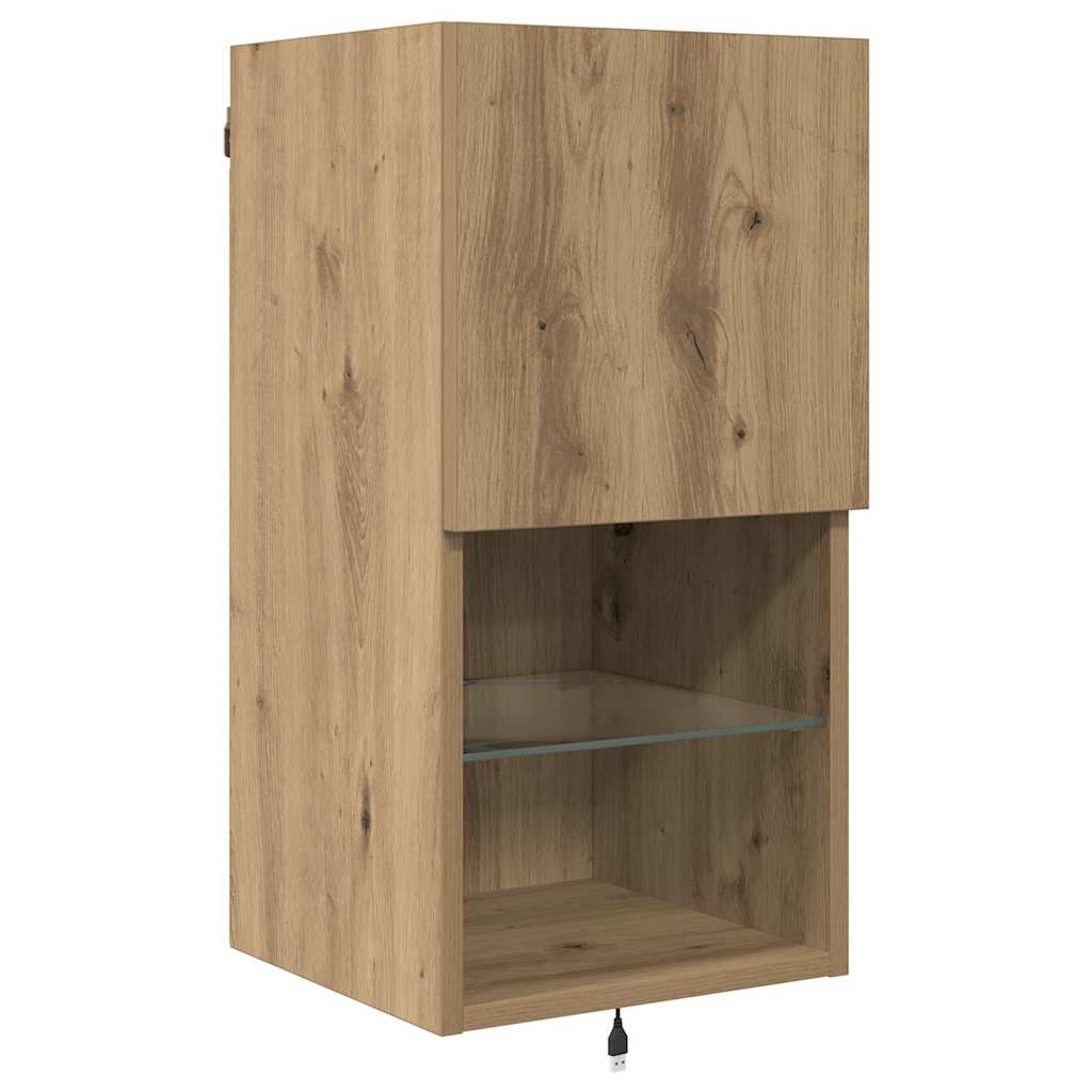 TV Wall Units 4 pcs Artisan Oak Engineered Wood