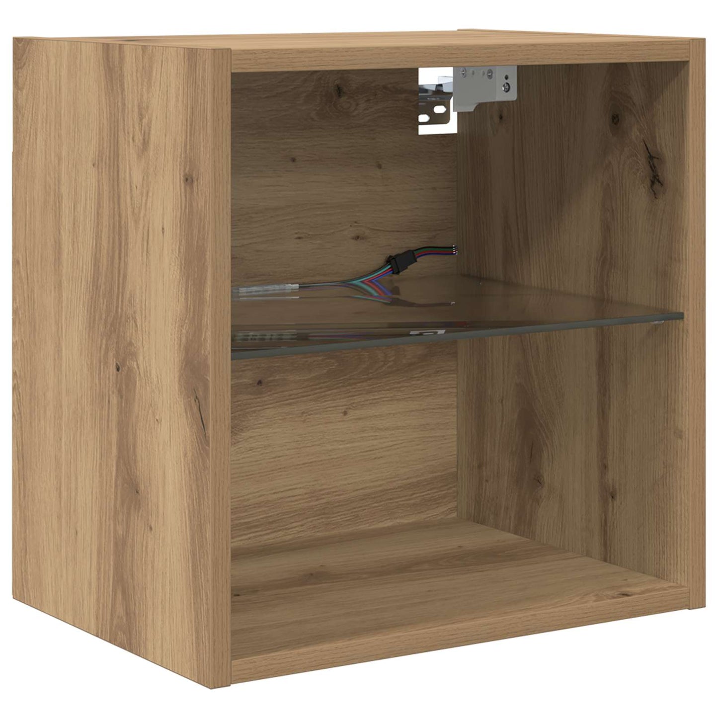TV Wall Units with LED 5 pcs Artisan Oak 100 x 30 x 30 cm